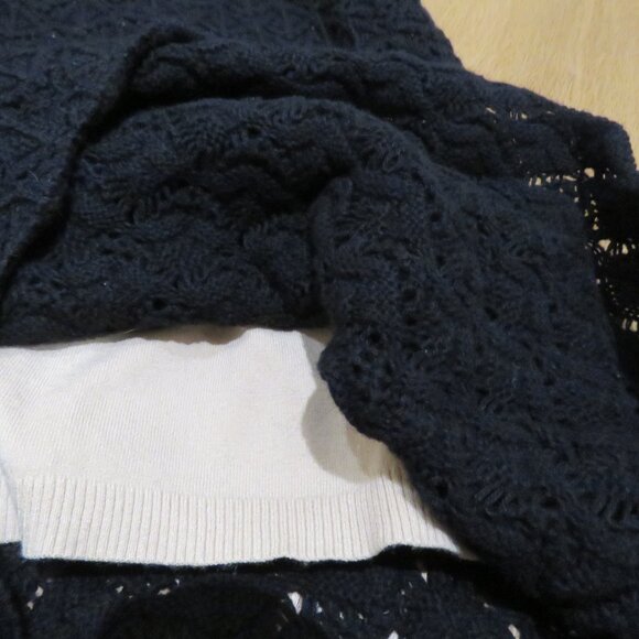 ALICE + OLIVIA Lulu Halter Neck Midi Dress in Black Crochet Evening Cocktail L - Picture 14 of 15